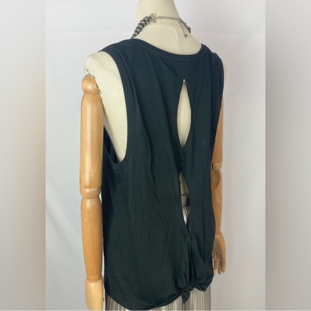 NWT large Victoria sport black tank top summer sporty Athleisure - Picture 3 of 5